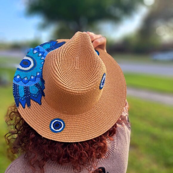 Mandala Hat Turkish Eye main image 4